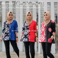 terbaru Blouse baju atasan wanita batik modern