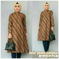 terbaru Tunik Batik Baju wanita Atasan