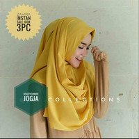 Hijab Jilbab Pasmina Instan Vanilla