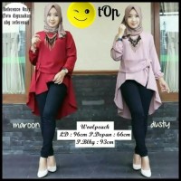 BAJU TUNIK / BLOUSE PANJANG WANITA MUSLIMAH HIJABERS