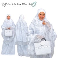 PUTIH MUKENA KATUN PARIS MILANO PUTIH MUKENAH
