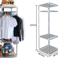 Promo Rak Gantung Baju Serbaguna Rack Sepatu Sandal Boneka Shoes
