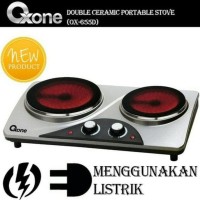Promo Oxone Kompor Listrik 2 Tungku Double Ceramic Stove Ox655D Ox-