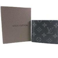 Dompet pria import LV mono HITAM Termurah