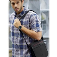 TAS SELEMPANG PRIA ALIVE IMPORT BRANDED HITAM MURAH QUICKER T4138B5 LV