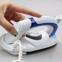 jual Setrika Uap Lipat Mini Portable Praktis Steam Iron Travel Steame