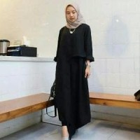 Baju muslim valentin wanita ukuran S-L bahan full balot Limited