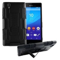 Future Armor Defender For Sony Xperia M4 Aqua + Swivel Holster Case