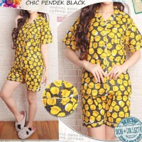 PP CHIC PIYAMA CELANA PENDEK BAJU TIDUR GROSIR TANAH ABANG KATUN JEPAN