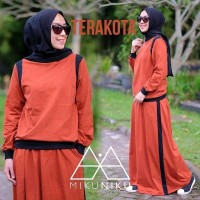 jual Baju Muslim Wanita Setelan Baju Setelan Callista Set