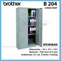 LEMARI KANTOR ARSIP FILE BESI BROTHER B 204
