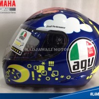 (Full Face) HELM AGV Rossi Face K3 (OFFICIAL) SIZE M ASLI YAMAHA
