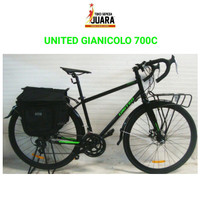 SEPEDA UNITED GIANICOLO TOURING 700C ALLOY 14SPD