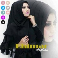 Jilbab instan Khimar Syar'I Arabian syari Kerudung instant Hijab