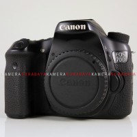 Kamera DSLR Canon EOS 70D WiFi Body, Fulset Murah Surabaya