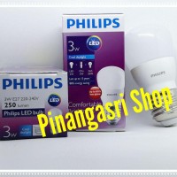 Jual Lampu LED Philips 3 watt Bohlam 3w / Philip Putih 3 w Bulb LED 3watt Murah