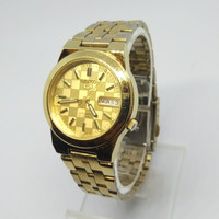 jam tangan seiko 5 matic automatic otomatis second bekas original