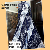 GAMIS TWILL SUPER / GAMIS PELANGI / GAMIS BLACK WHITE