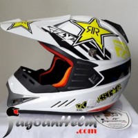 MVSTAR Helm ANAK CROSS ROCKSTAR | White Yellow BLCK | KIDSCROSS TRAIL