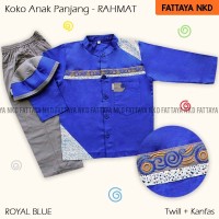 Setelan Koko Anak Fattaya, Rahmat, Size 2, Baju Taqwa Anak