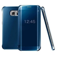 Original SAMSUNG Clear View Galaxy S7 Edge - Blue