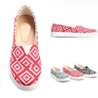 Jual Pluvia - Sepatu Flat Shoes Kets Slip On Wanita Kanvas Murah HC15 Murah