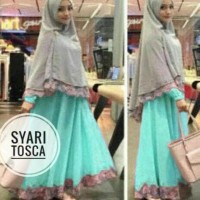 Syari Syafina Gamis Maxi Syari Baju Muslim Remaja Wanita Bagus Murah
