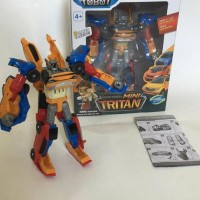 Tobot Tobot Tritan 3 Cars X Y Z Combine Mainan Anak Transformer Robot