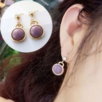 Anting Tusuk Gantung Lapis Emas Perhiasan Imitasi Zivon Jewelry LYS26