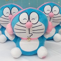 Jual Boneka Cantik Imut Boneka Doraemon Headphone Pink SNI Murah