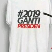 Promo -- Kaos Baju T-Shirt Distro Terlaris 2019 Ganti Presiden