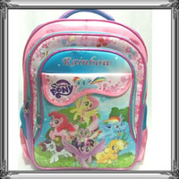 Jual tas ransel sekolah anak perempuan SD Karakter my little Pony murah Murah