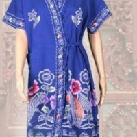 Daster Kimono Batik Kencana Ungu / Ukuran All Size D ( Daster )