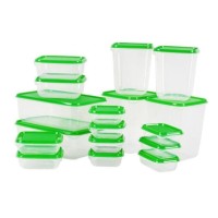 Jual Ikea (R) - Pruta - Container Food Set Of 17 Bpa Free - Lunch Box -Asli Murah