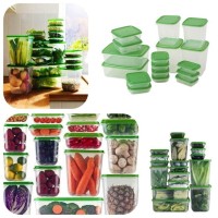 Jual Ikea (R) - Pruta - Container Food Set Of 17 Bpa Free - Lunch Box -Asli Murah