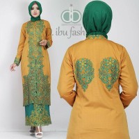 Kebaya Baloteli Kuning FULL Payet cocok untuk kondangan / baju muslim