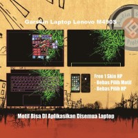 Garskin Laptop Lenovo 20404 14 inchi motif Razer - motif bisa request
