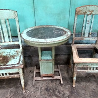 Meja(marmer), Kursi kuno 1 set bekas
