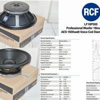 RCF LF18P500 woofer untuk Audio Sound System