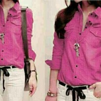 Baju Kemeja wanita modern style, trendy modis terkini original produk