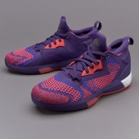 Sepatu basket adidas Damian Lillard 2 All Star Primeknit ungu Q16510