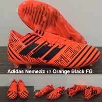 Sepatu Bola ADIDAS NEMEZIZ 17 ORANGE BLACK FG