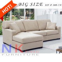 Jual Sofa Tamu L Minimalis mewah, Sofa Santai, sofa sudut modern + MEJA Murah