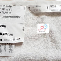 Ikea Hurven - 1pcs Handuk kecil lap tangan / muka / olahraga - washlap