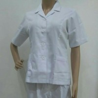 terbaru Baju perawat Wanita lengan pendek