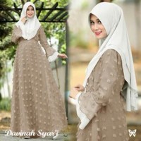 CITRA COLLECTIONSS PROMO DAVINA SET HIJAB RUBIAH KEKINIAN DRESS MAXI