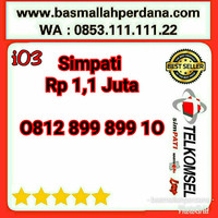 Jual KARTU PERDANA Simpati 11 digit double abc 899 0812 899 899 10 i4 Murah