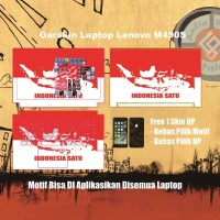 Garskin Laptop Lenovo M490S motif Indonesia 5 - motif bisa request