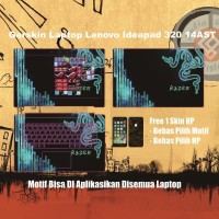 Garskin Laptop Lenovo Ideapad 320 motif Razer 3 - motif bisa request