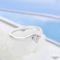 Cincin Wanita / Cincin Berlian / Emas Putih DRV000283 V&Co Jewellery
